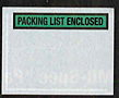 Packing List Enclosed - Green Background