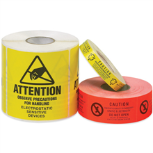 Labels, Anti-Static Labels, Bilingual, Classic Packaging Corporation ...